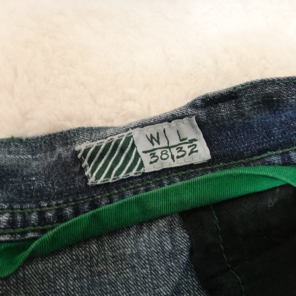 MENS VINTAGE BILLABONG BLUE JEANS 38X32 - Picture 6 of 7